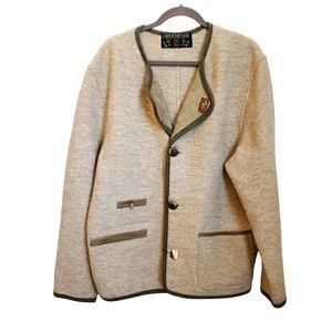 Vintage Obermeyer Wool Button Up Jacket